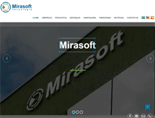 Tablet Screenshot of mirasoft.com.br